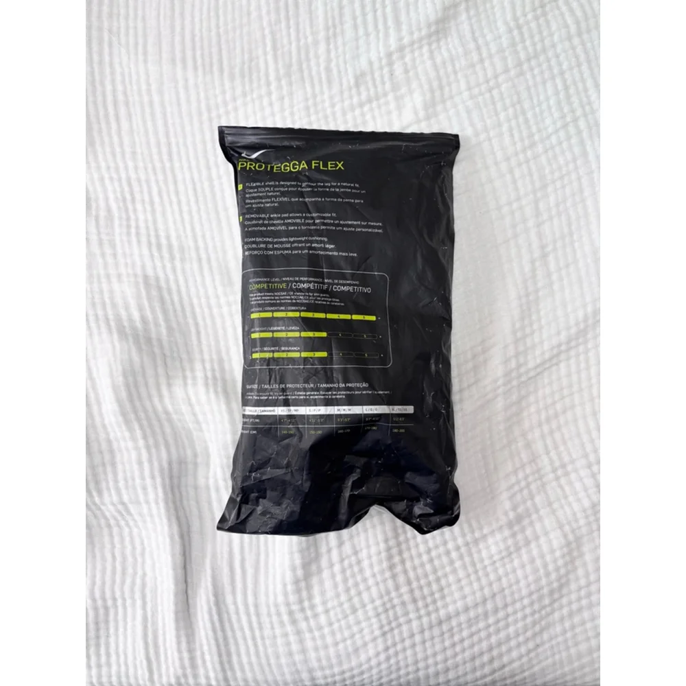 Men's Nike Protegga Flex Shin Guards White Yellow - Picture 7 of 7